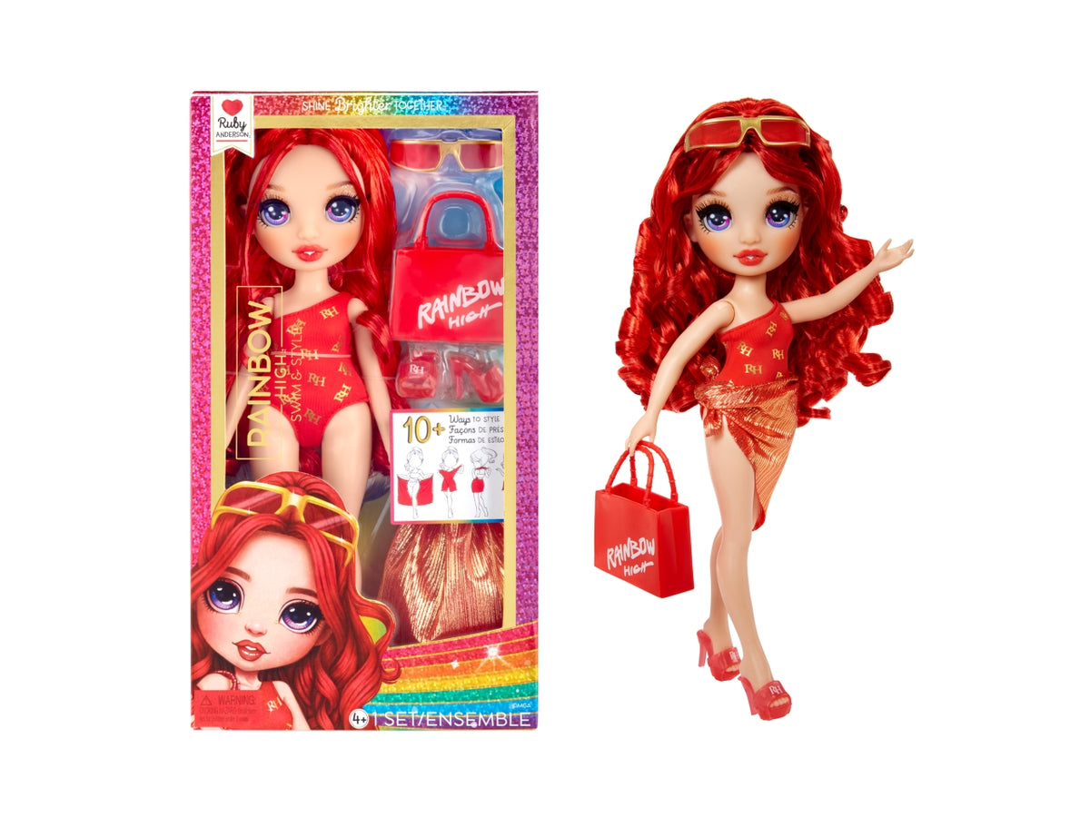 Rainbow high swim & style  fashion dolls assortiti $