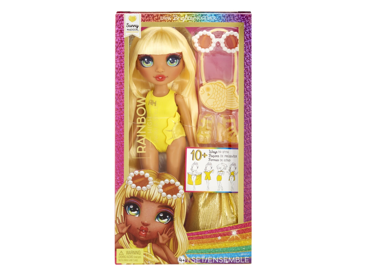 Rainbow high swim & style  fashion dolls assortiti $