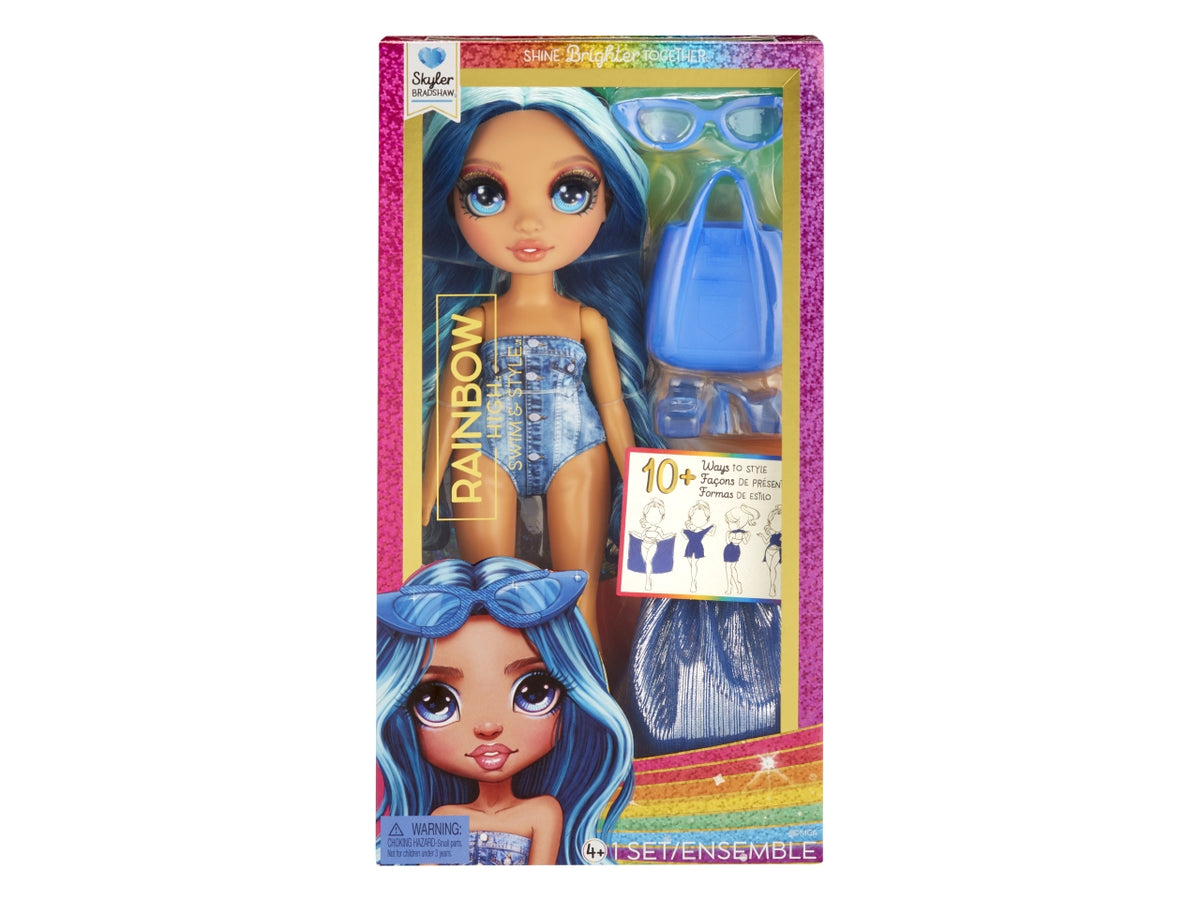 Rainbow high swim & style  fashion dolls assortiti $