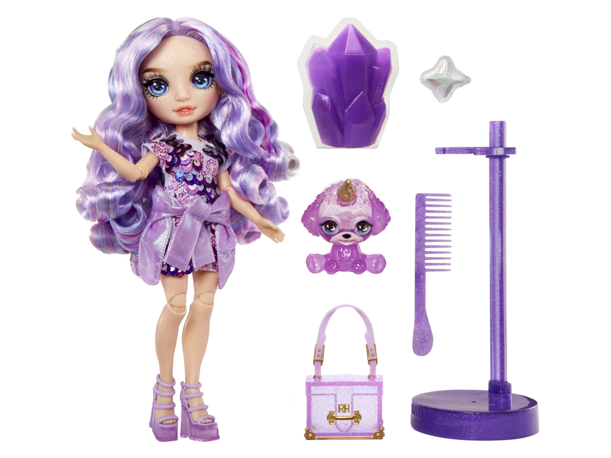 Classic rainbow fashion doll- violet viola $