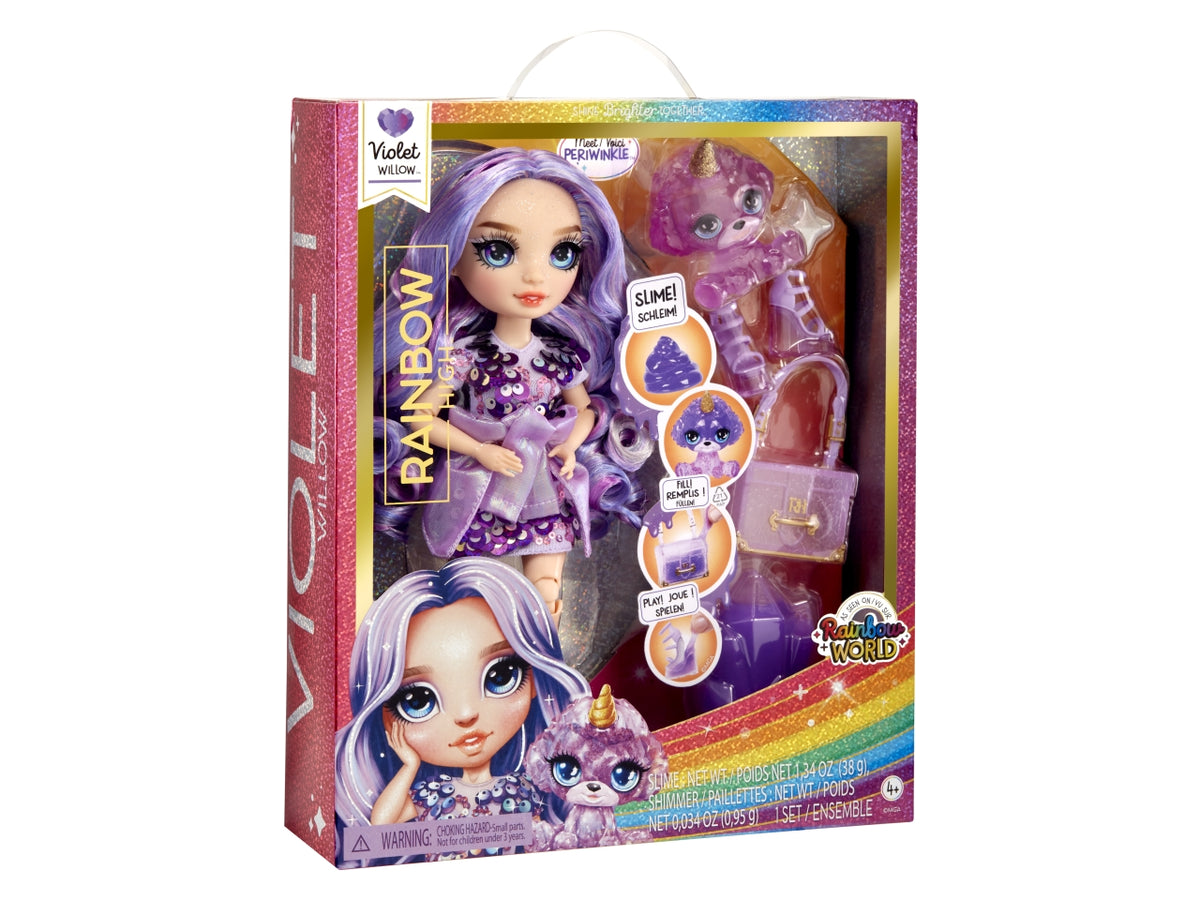 Classic rainbow fashion doll- violet viola $