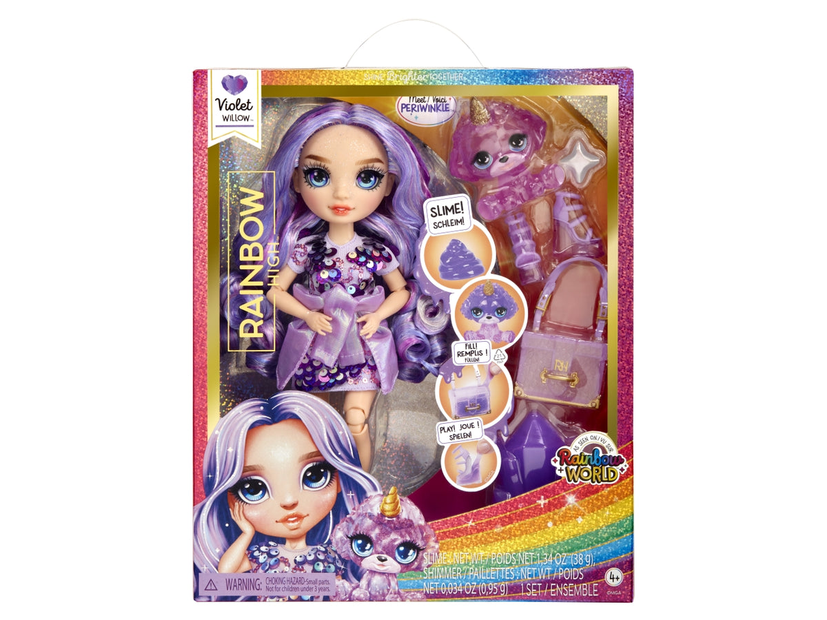 Classic rainbow fashion doll- violet viola $