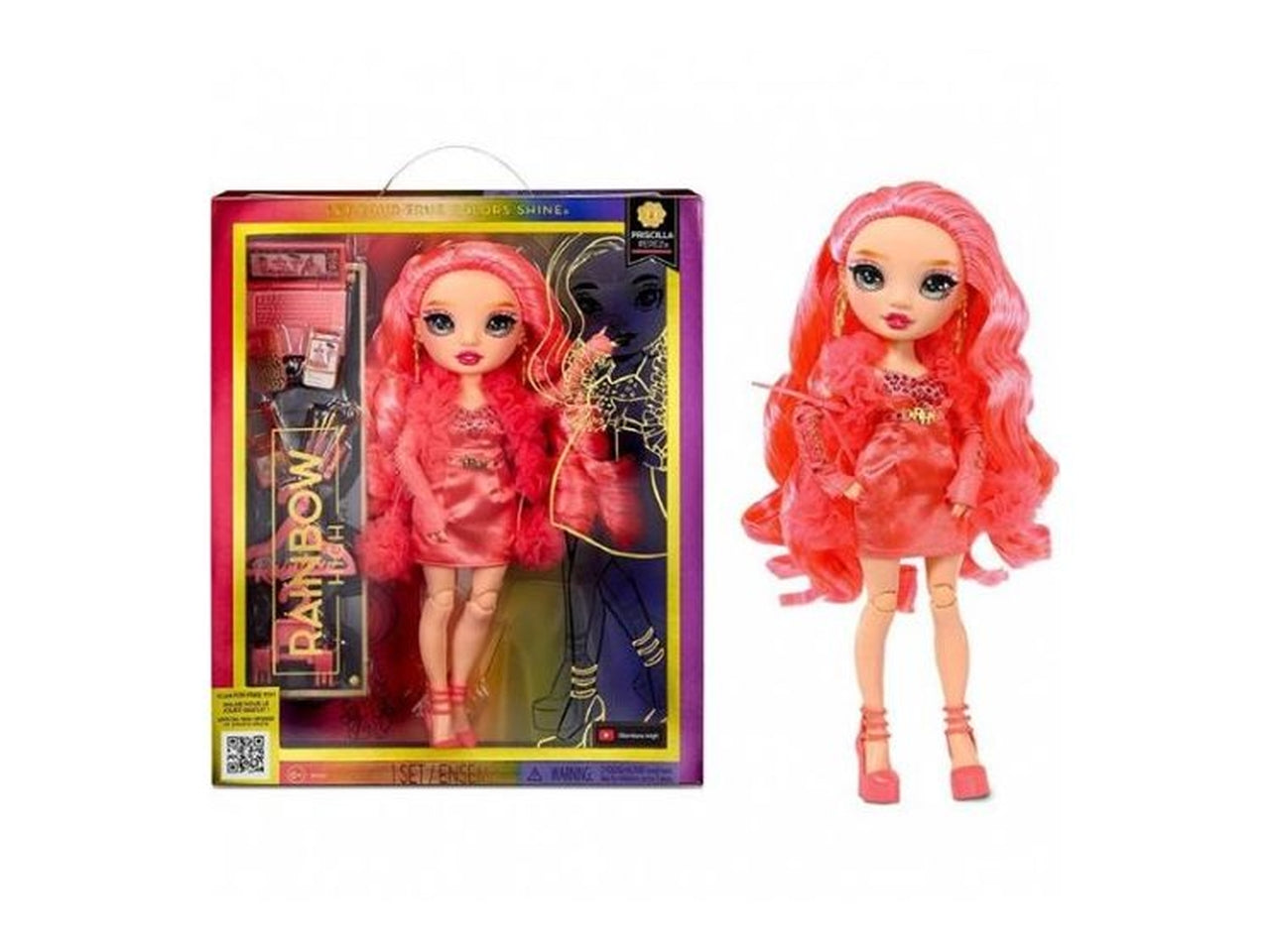 Rainbow high series 5 fashion doll - victoria whitman light pink