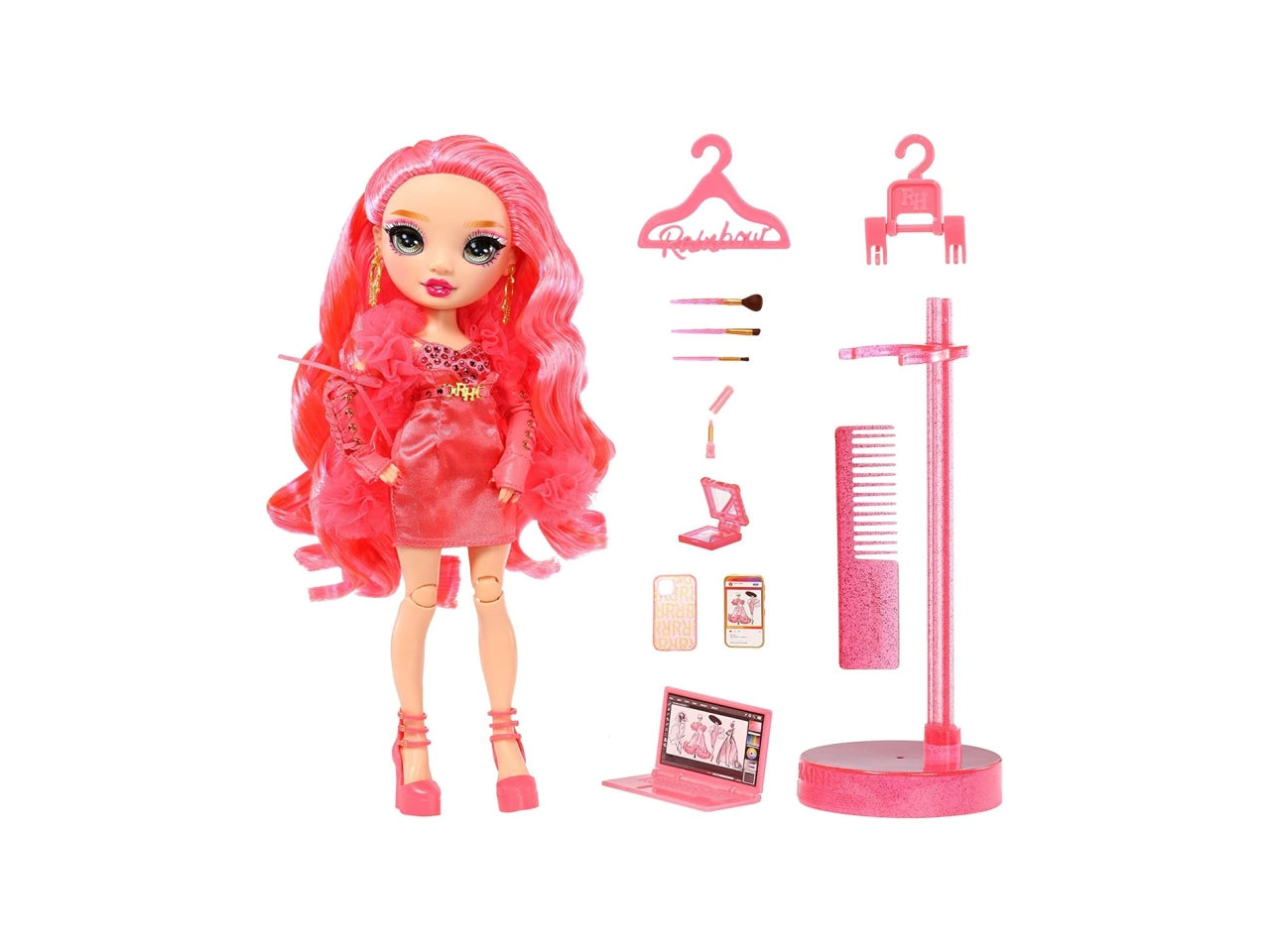 Rainbow high series 5 fashion doll - victoria whitman light pink