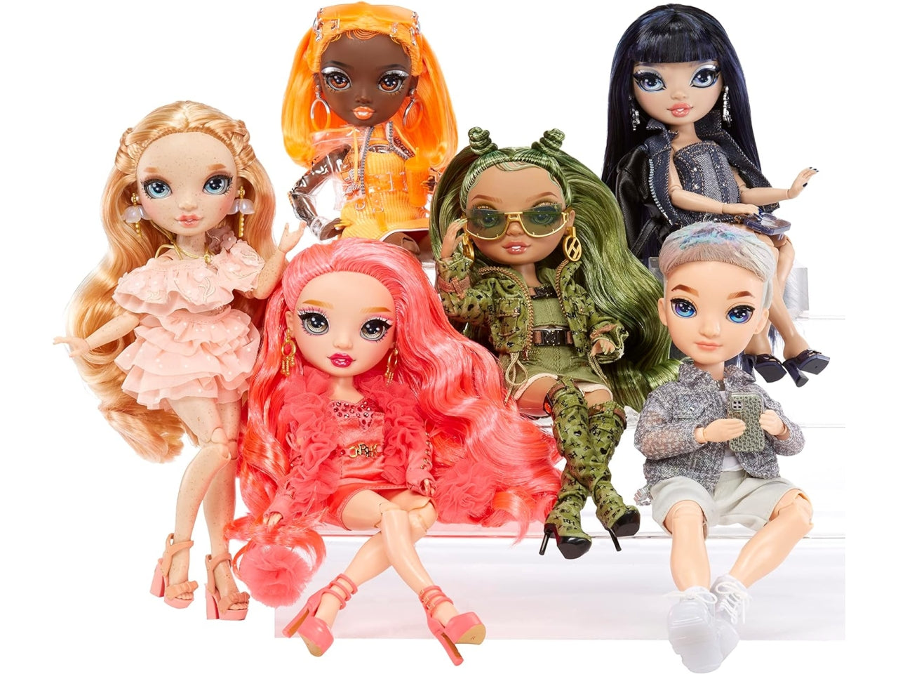 Rainbow high series 5 fashion doll - victoria whitman light pink