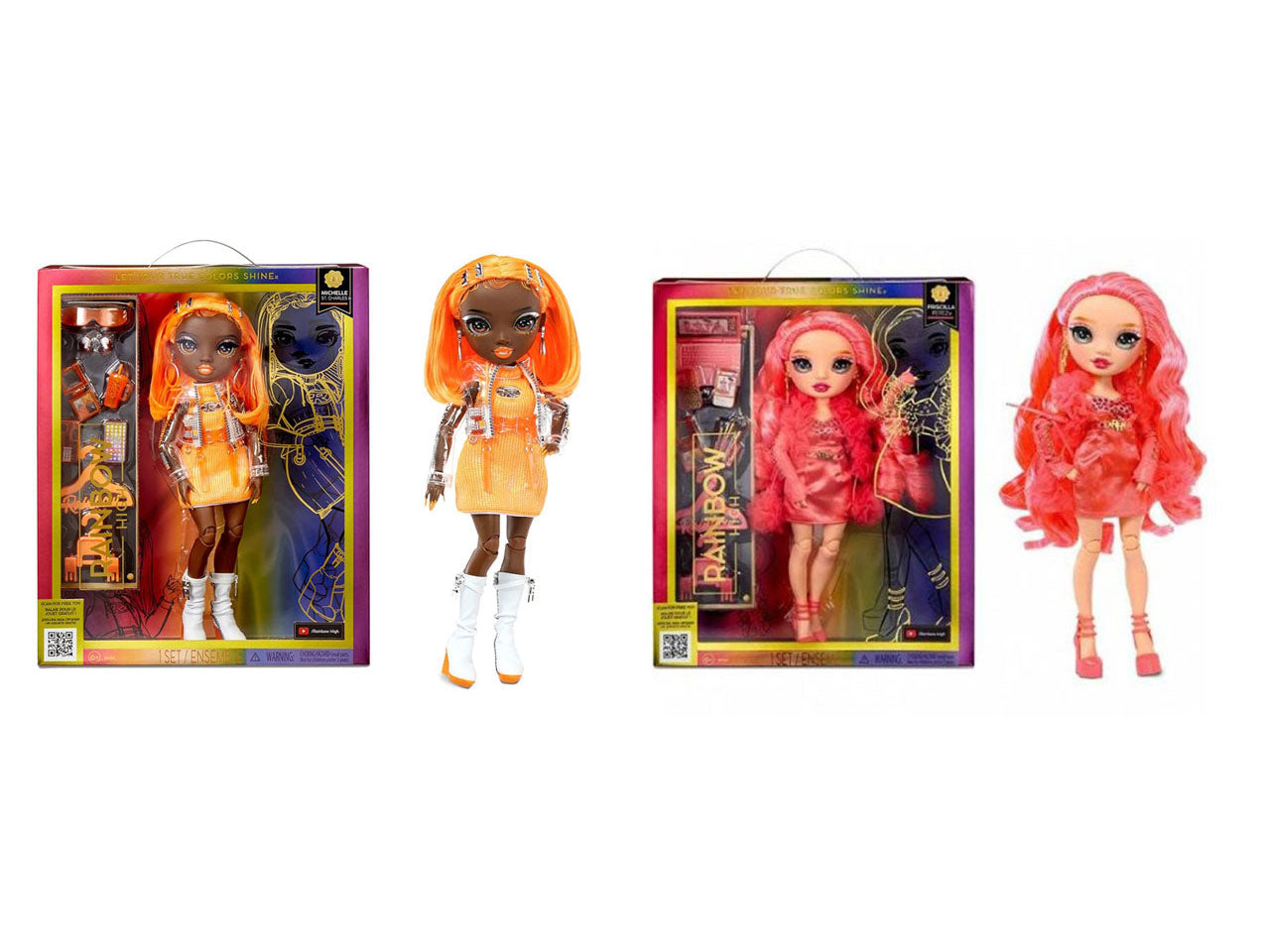 Rainbow high series 5 fashion doll - victoria whitman light pink