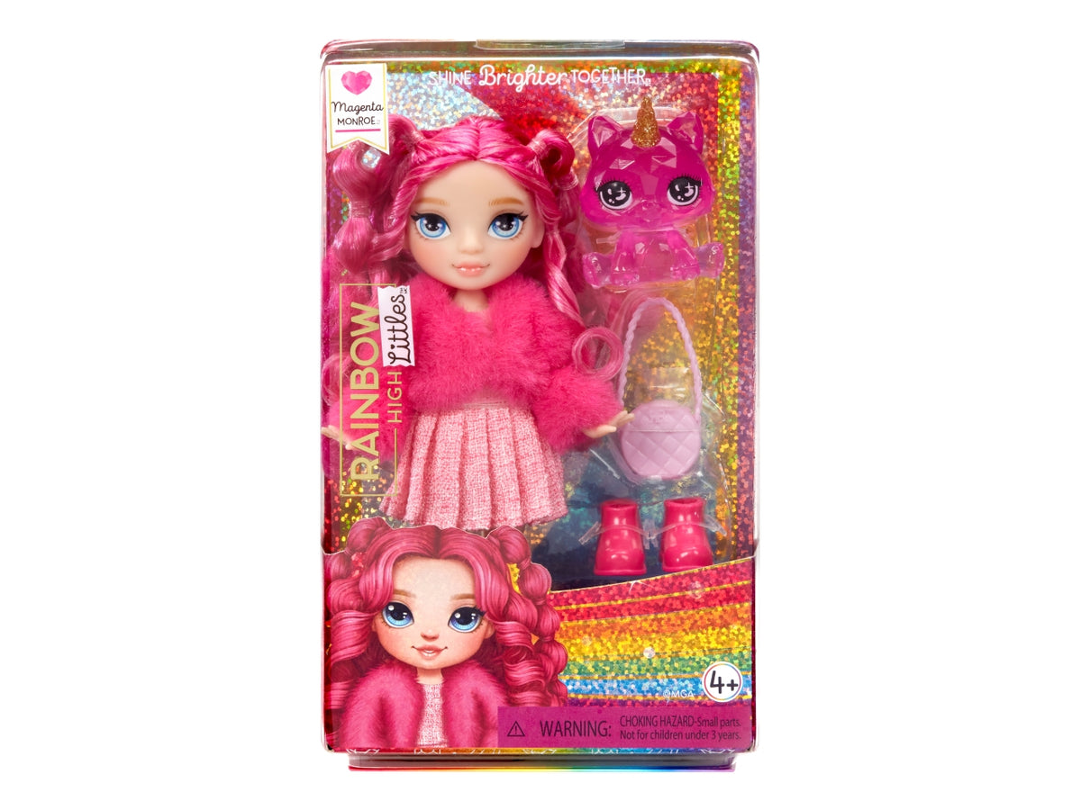 Rainbow High Littles Dolls Magenta: Bambolina Fashion di 14 cm con Abiti e Accessori Rimovibili, Gioco Unisex per Bambini 4+ | MGA Entertainment