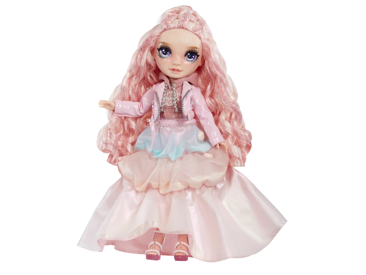 Rainbow High Winter Wonderland Doll Bella: Bambola Fashion Rosa di 28 cm con Abiti Invernali, Accessori e Kit Pupazzo di Neve, Gioco Unisex per Bambini 4+ | MGA Entertainment