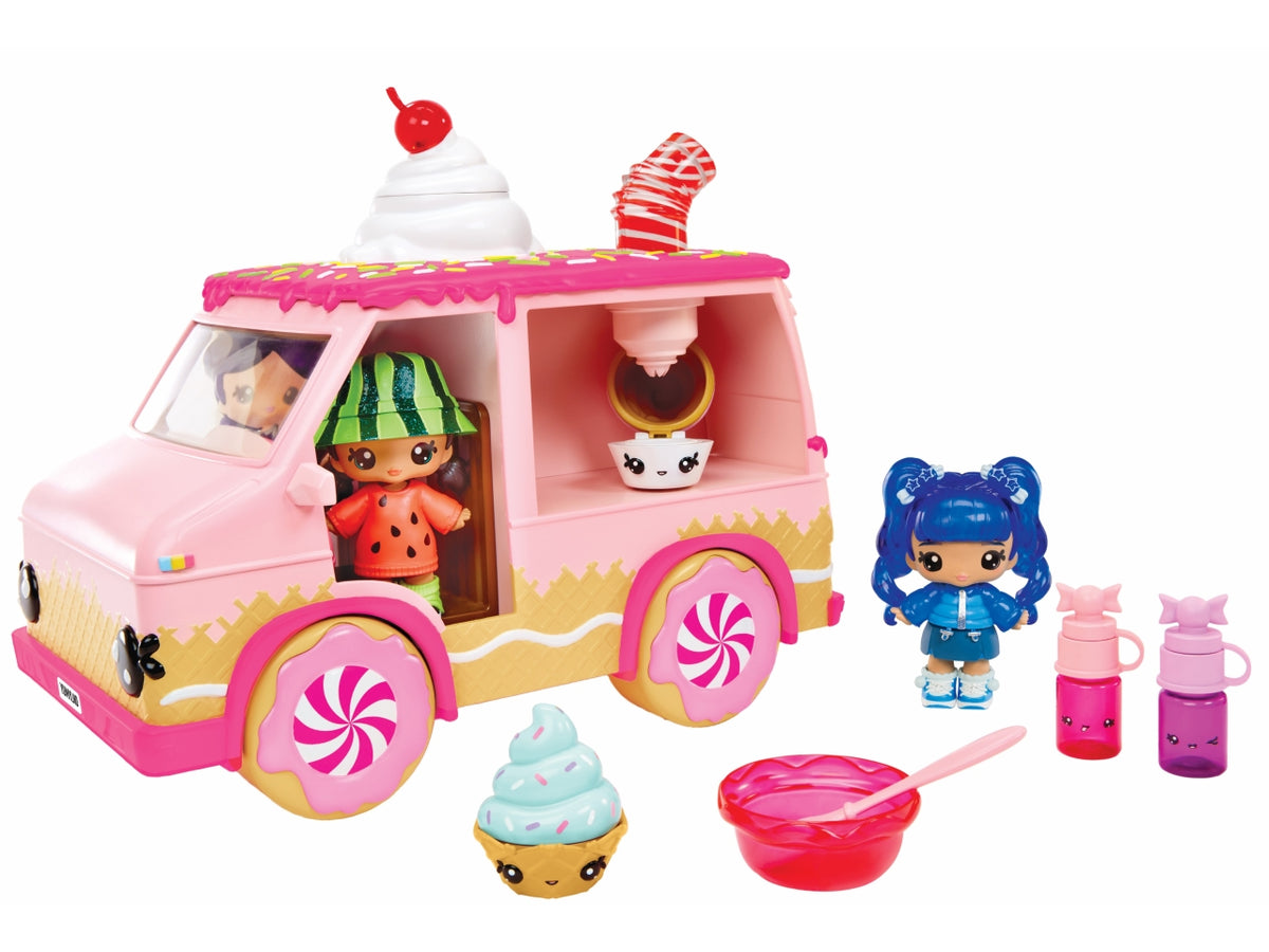 Yummiland Lipgloss Truck: Camion Multicolor per Creare Lucidalabbra Personalizzati con 2 Esclusivi Num Noms, Gioco Unisex per Bambini 4+ | MGA Entertainment $