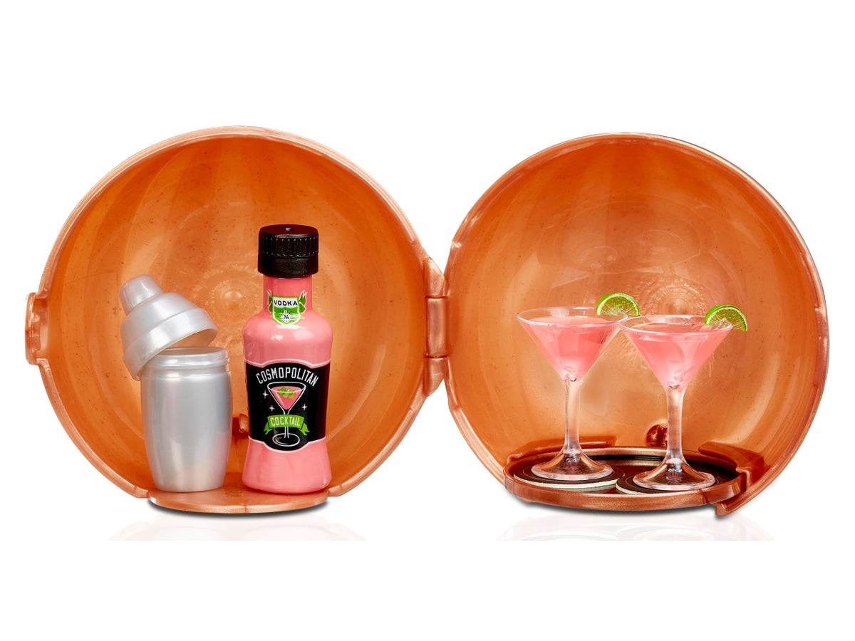 MGA's Miniverse - Make It Mini Happy Hour: Set Fai-da-Te con Sfera e Accessori in Miniatura per Creare Cocktail da Collezione, Gioco Unisex per Bambini 8+ | MGA Entertainment $