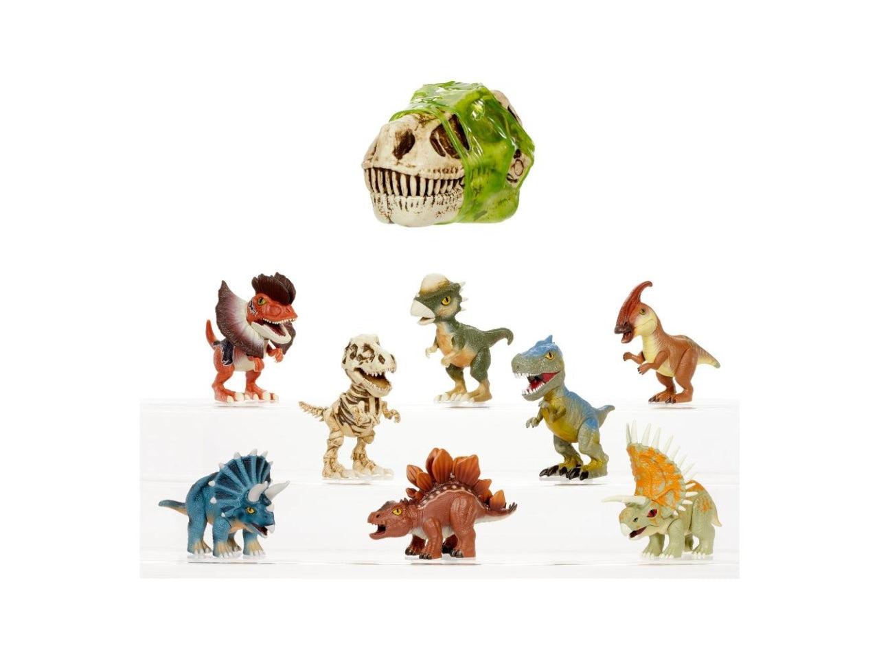 Grossmos Blind in Sidekick: Set Multicolor con Testa di Dinosauro, Dinosauro e Slime, Gioco Unisex per Bambini 4+ | MGA Entertainment $