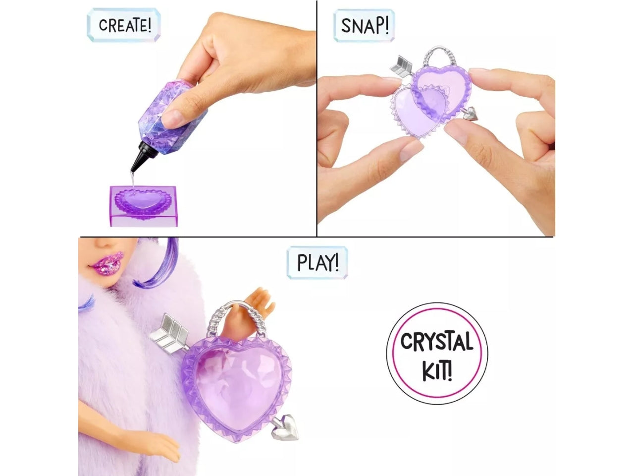 Rainbow High creative crystals fashion doll violet per etÃ  8+ | Mga