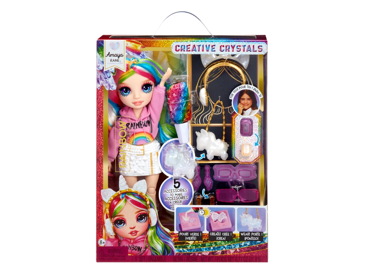Rainbow High creative crystals fashion doll- amaya | Mga