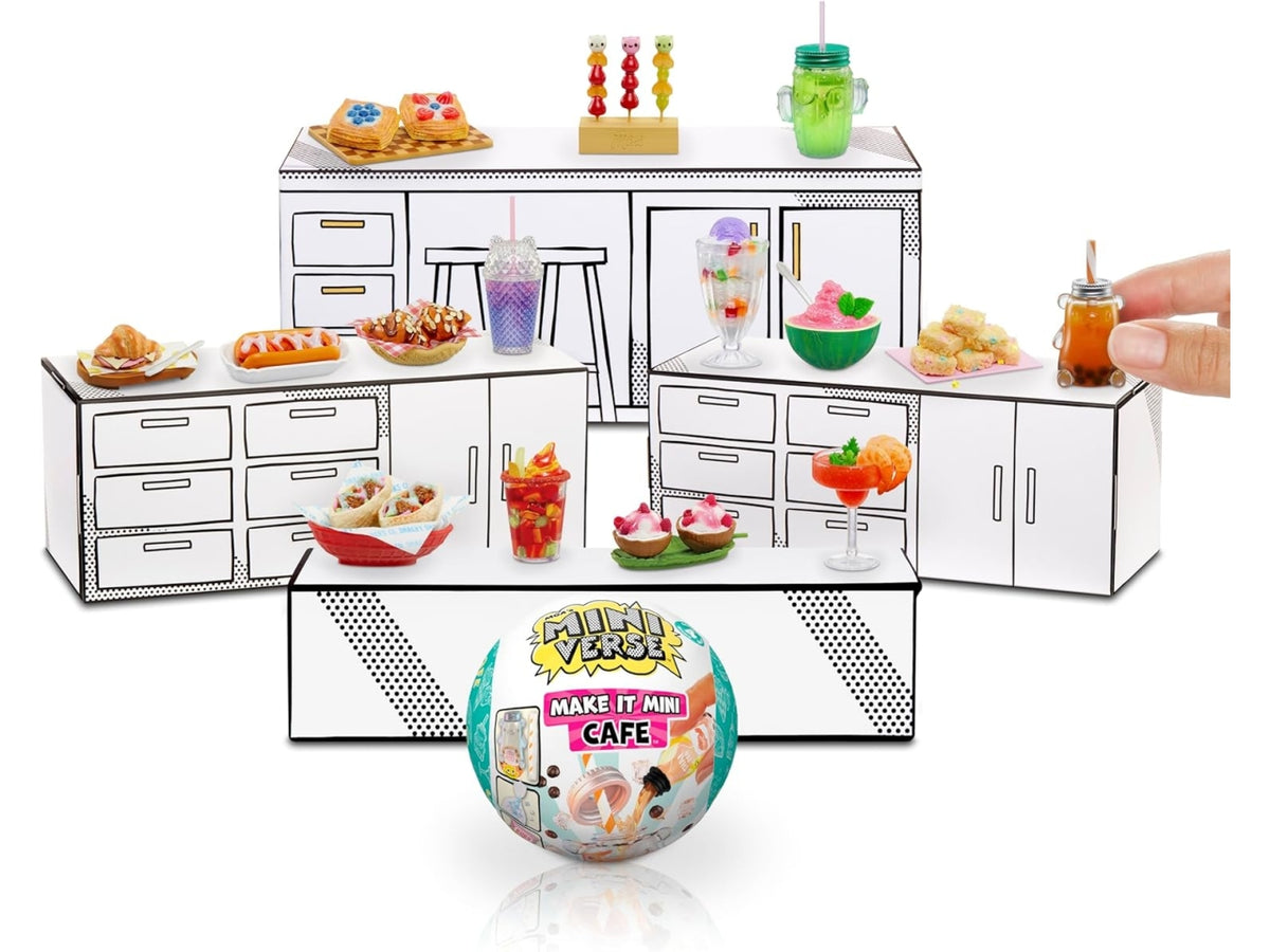 Mga's Miniverse make it mini foods cafe series 4 per etÃ  8+ | Mga