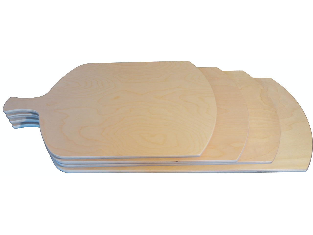 Tagliere pizza metro multistrato pioppo rettangolare naturale 92x37x1 cm - Meeting