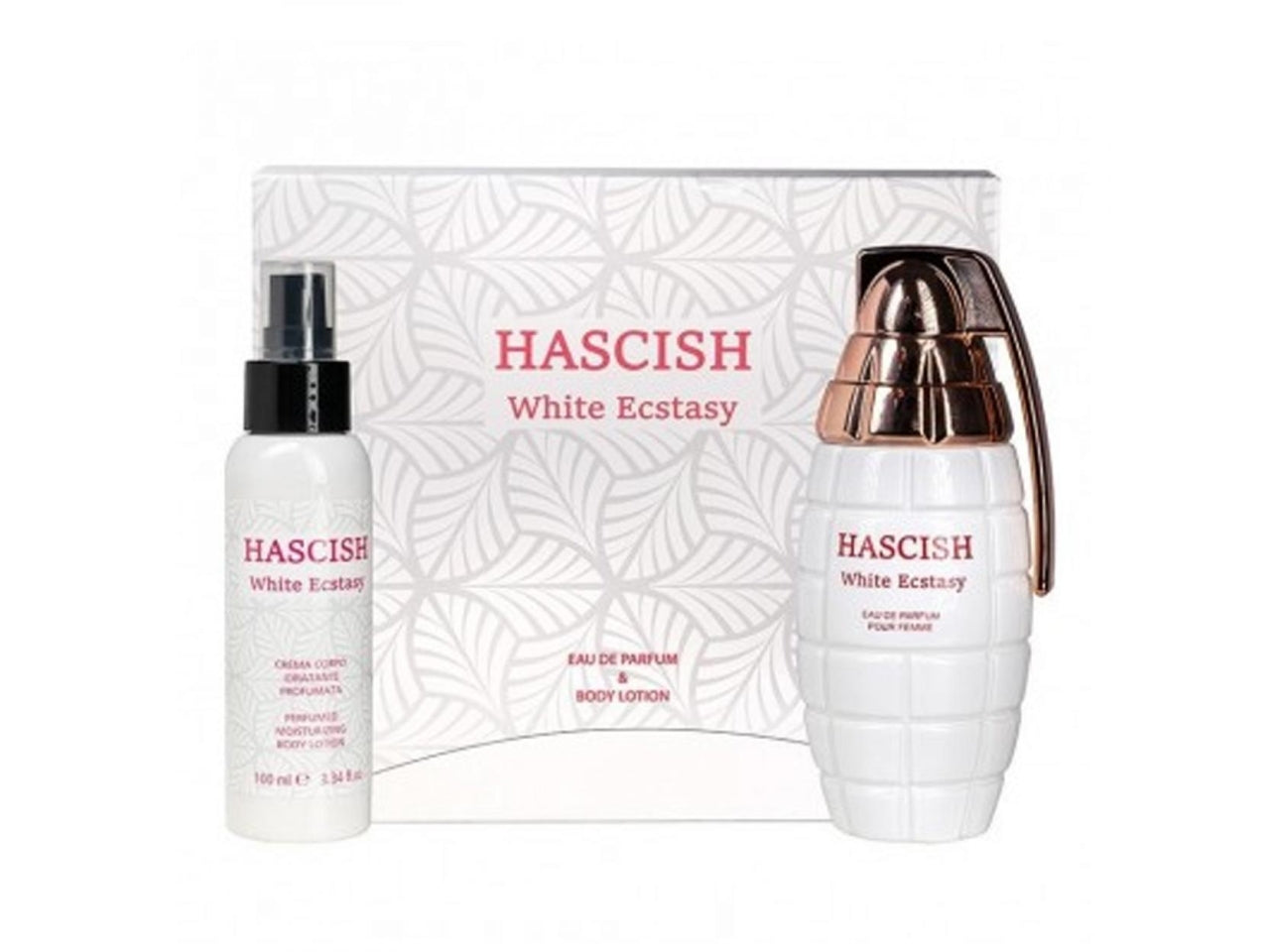 Cofanetto donna Hascish white ecstasy con edp 100ml e body lotion 100ml