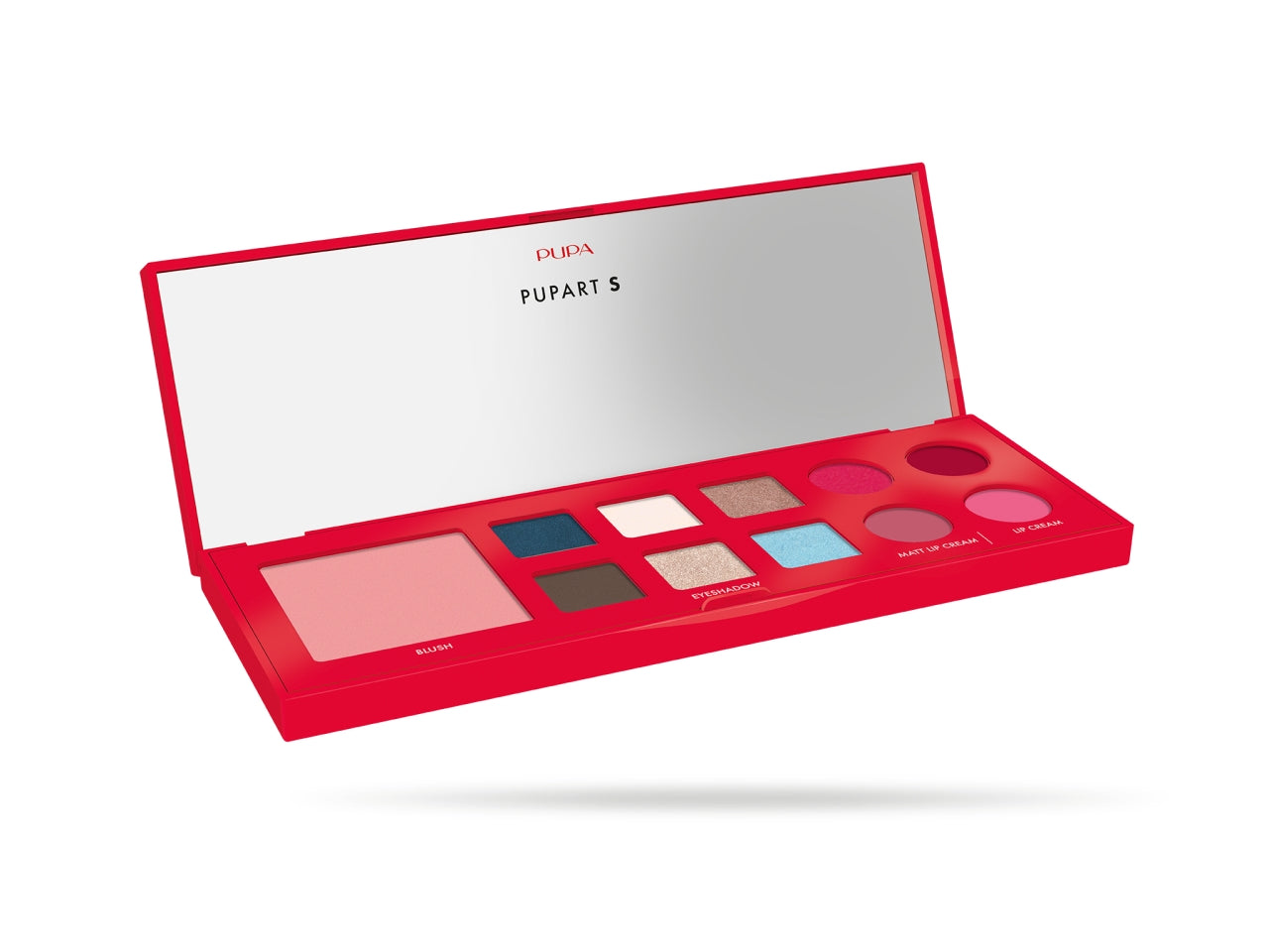 Trousse Pupart Small Red Palette make-up per trucco viso, occhi e labbra | Pupa
