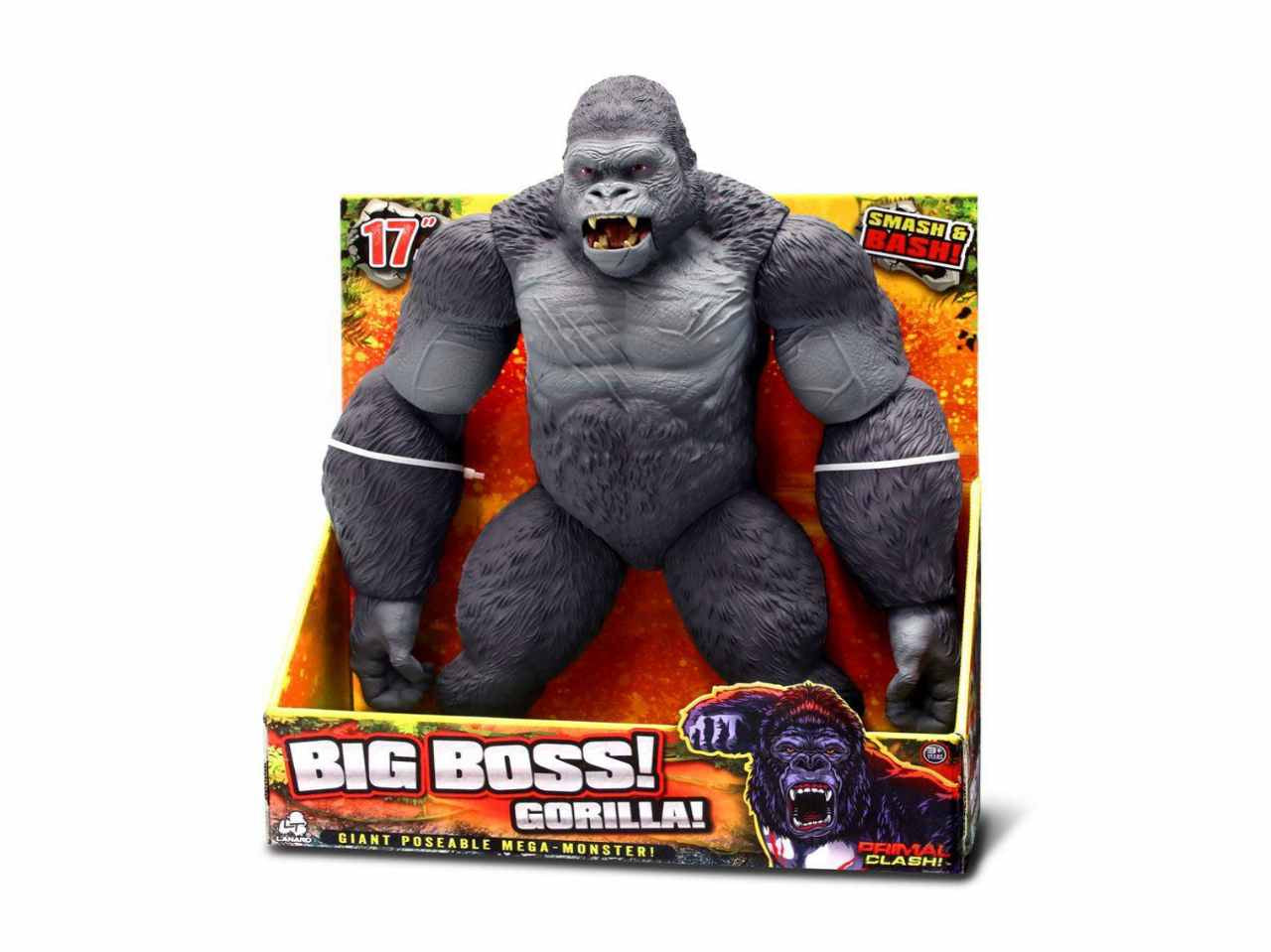 Big boss gorilla articolato 43cm