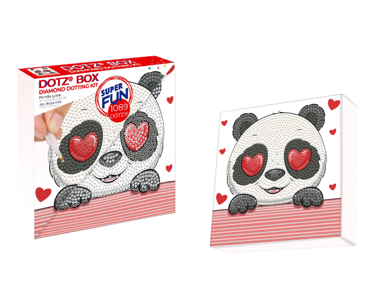 Diamond dotz box panda love