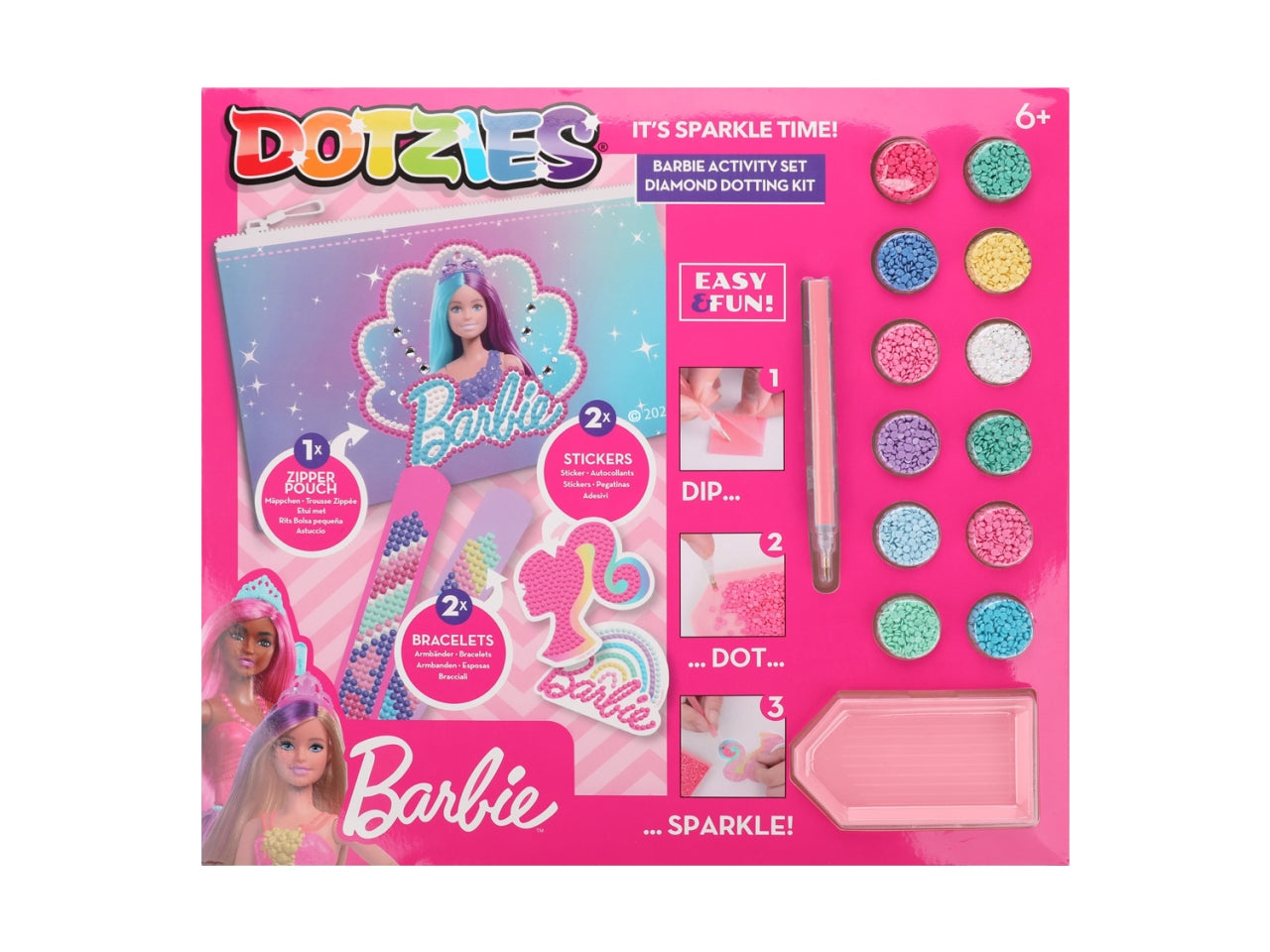 Dotzies barbie activity set