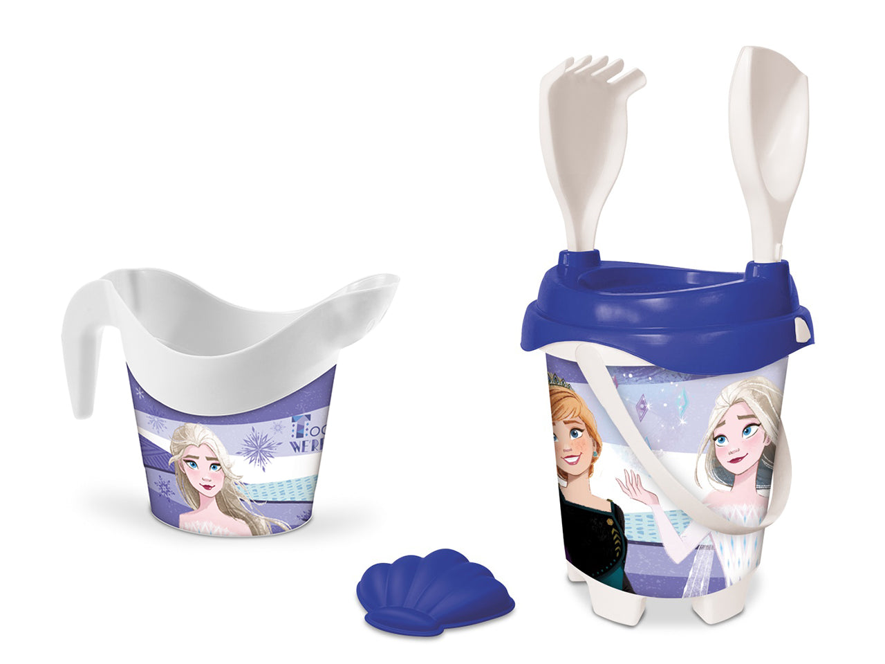 Set giochi da spiaggia con annaffiatoio frozen diametro 17cm