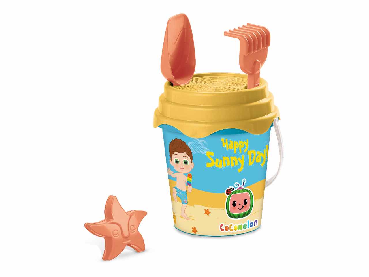 Set giochi da spiaggia cocomelon con annaffiatoio