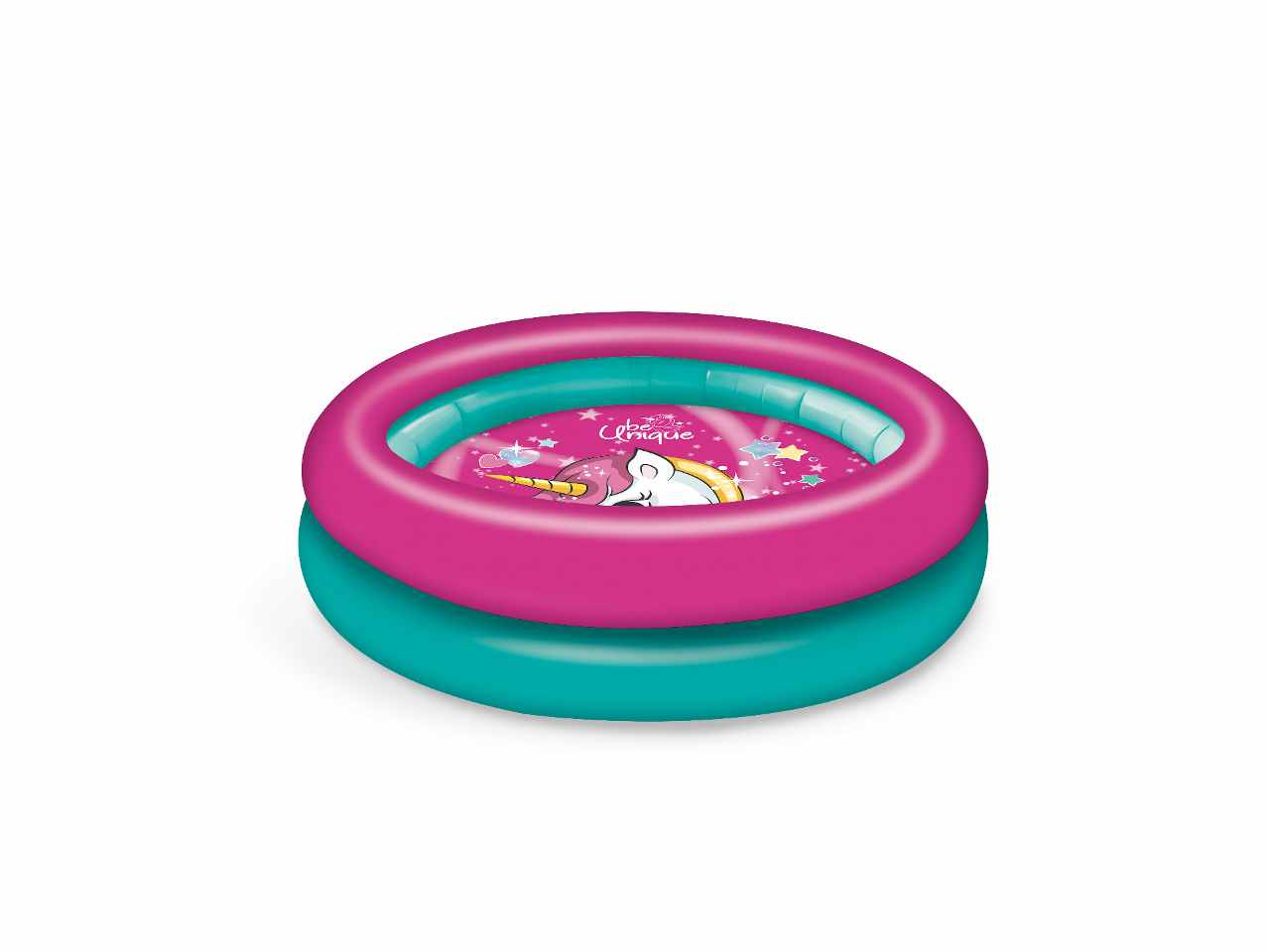 Piscina per giardino bambini unicorno diametro 100cm