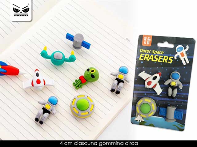 Gomma spazio 6 pezzi