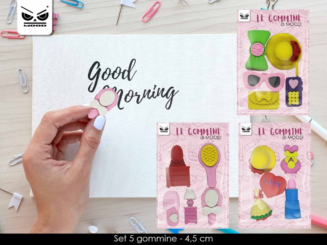 Gomma girl 5 pezzi st6241