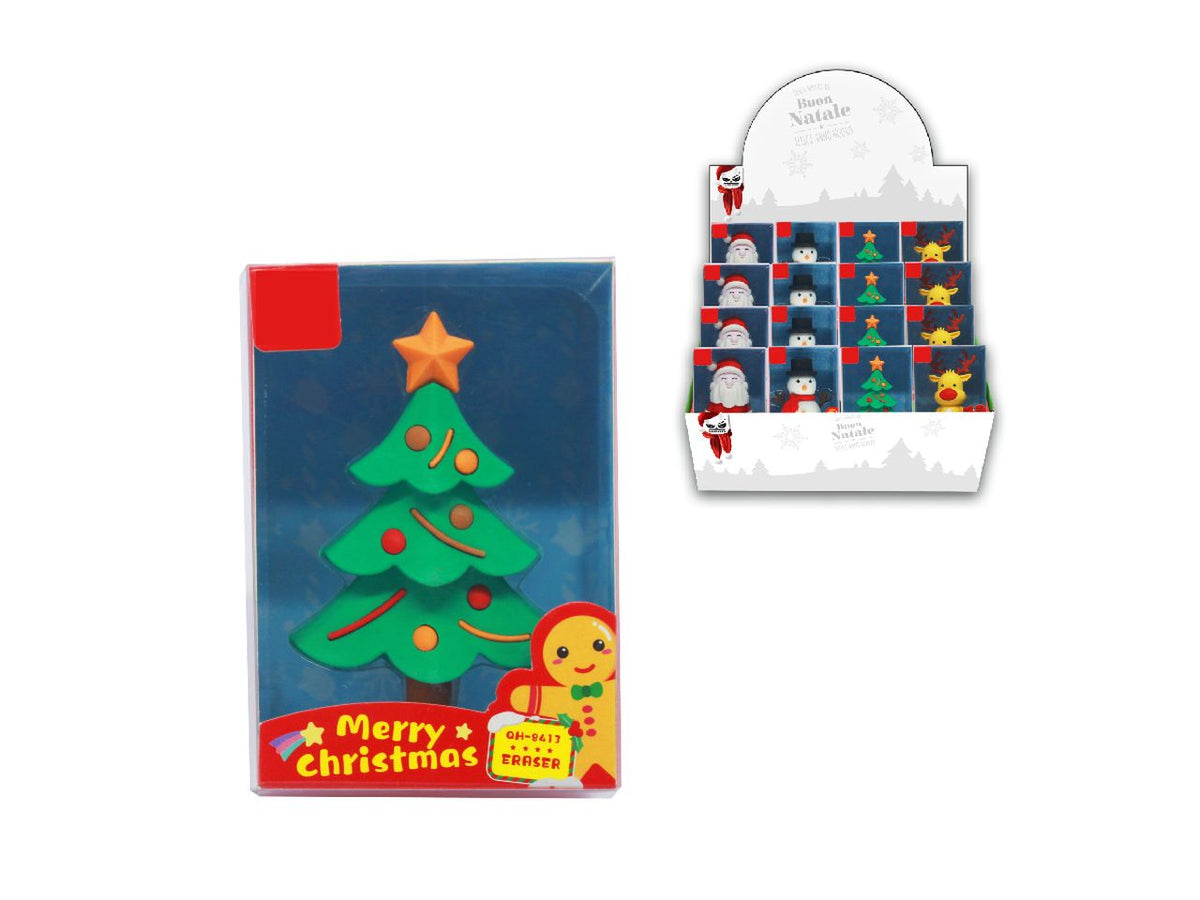 Maxi gomma natalizia 3d 7,5x6,6cm