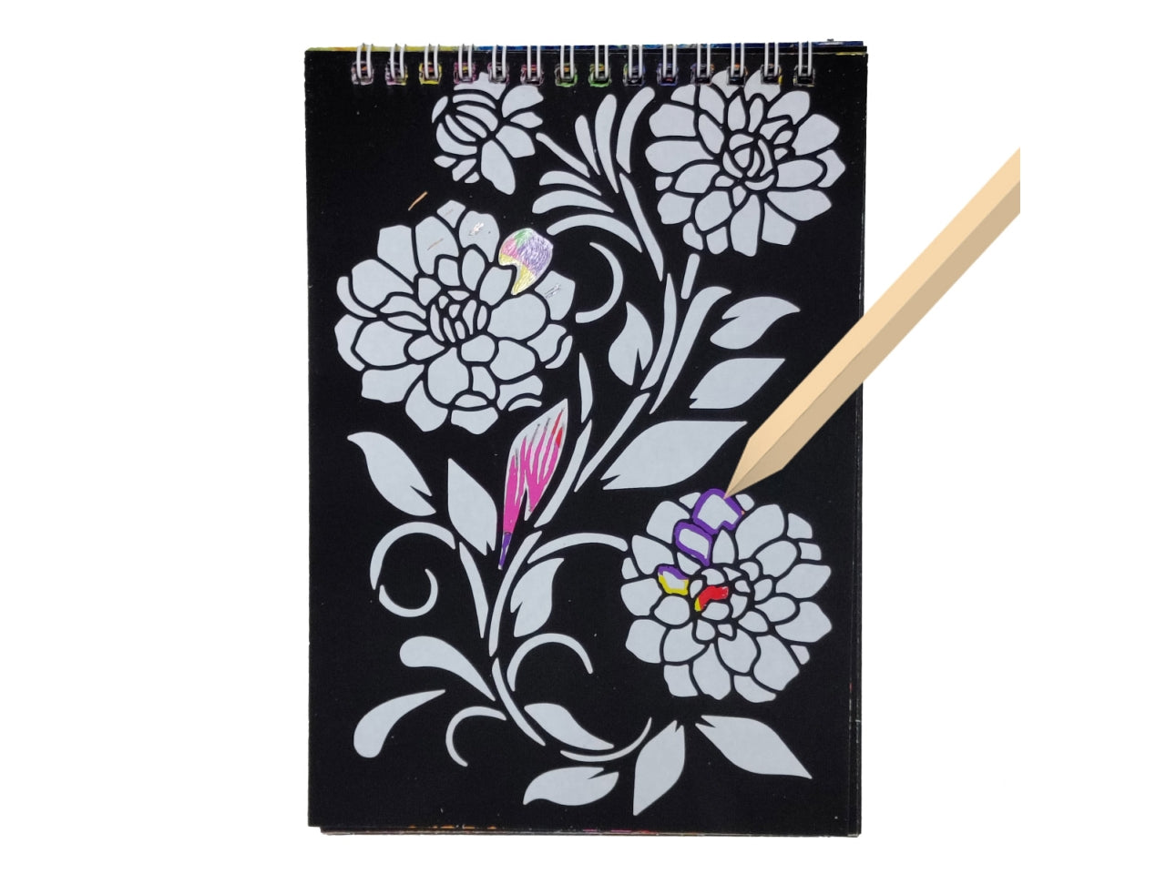 Scratch notes a5 con disegni da colorare