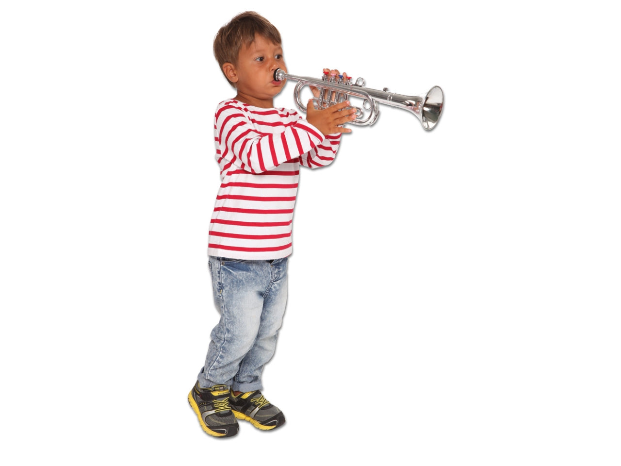 Tromba cromata grande a 4 note
