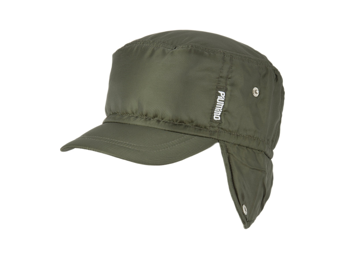 Cappello army nylon piumino verde oliva