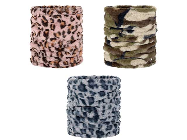 Collo ecopelliccia animalier si2456$