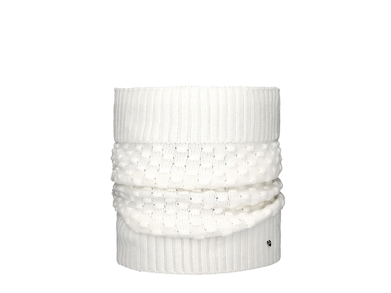 Collo a maglia punto noce misura 45x50cm colore panna$