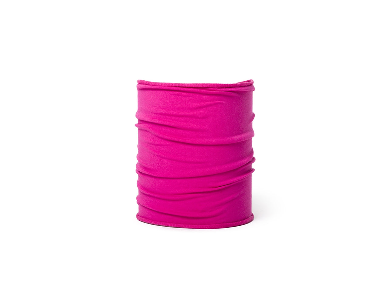 Scaldacollo felpa cotone tinta unita cm 23,5x24,5cm fuxia