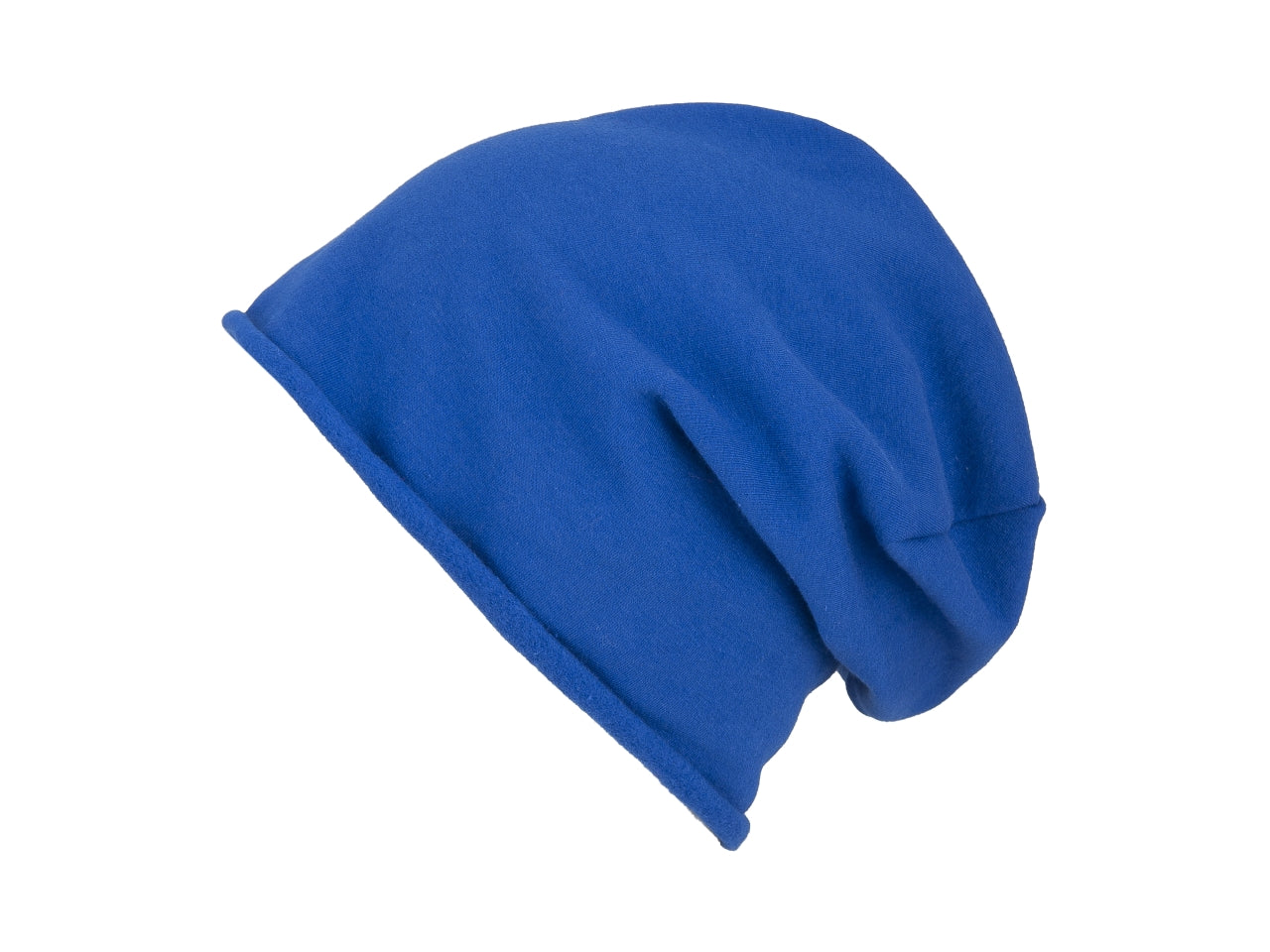 Berretto oversize felpa tinta unita bambino royal m