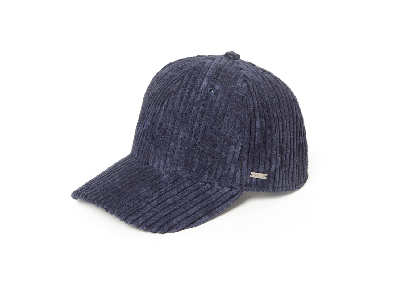 Cappello baseball in velluto a coste blu
