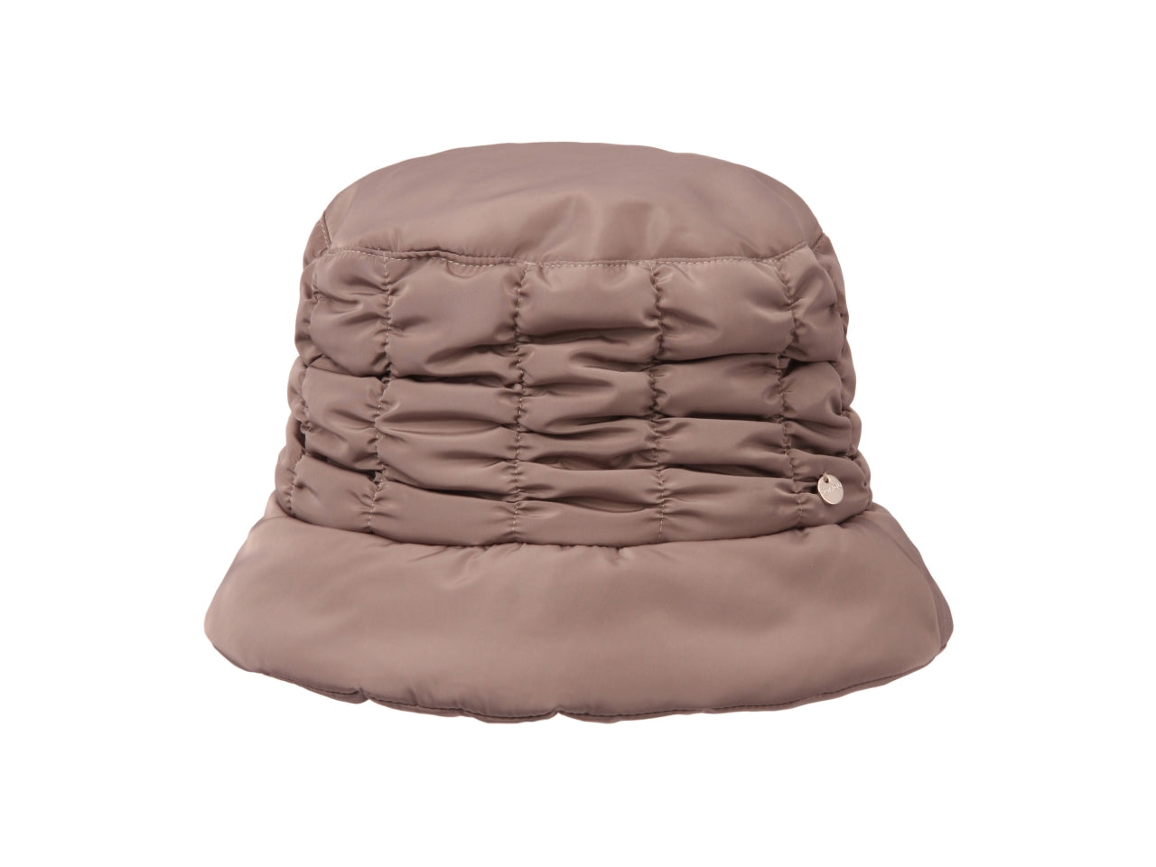 Cappello nylon con impuntura zigzag fango