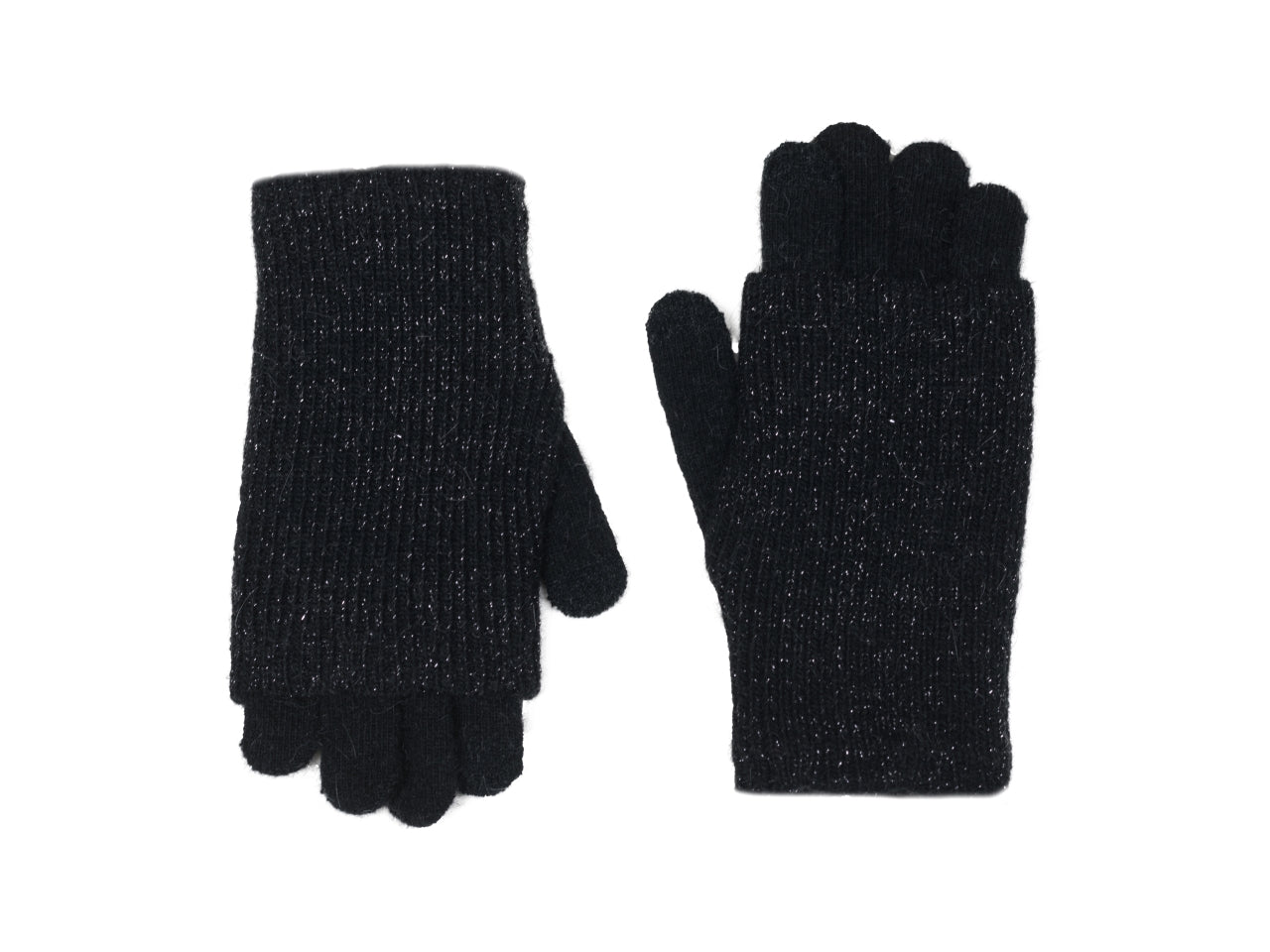 Doppio guanto magico con manicotto con lurex assortiti