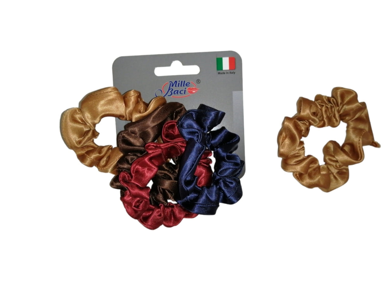 Fermacoda piccoli in colori invernali - la confezione contiene 4 fermacoda