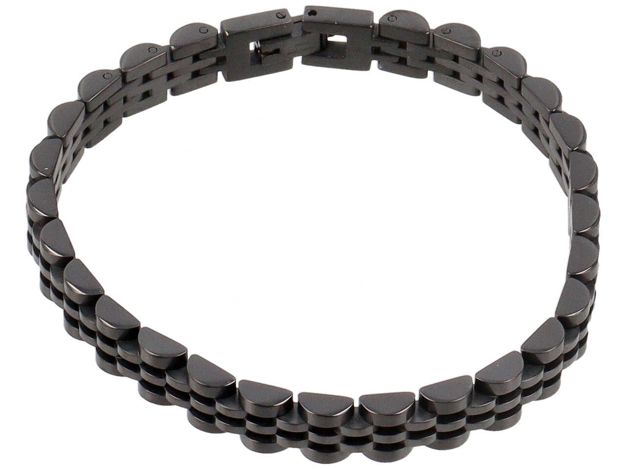 Bracciale a maglia nero