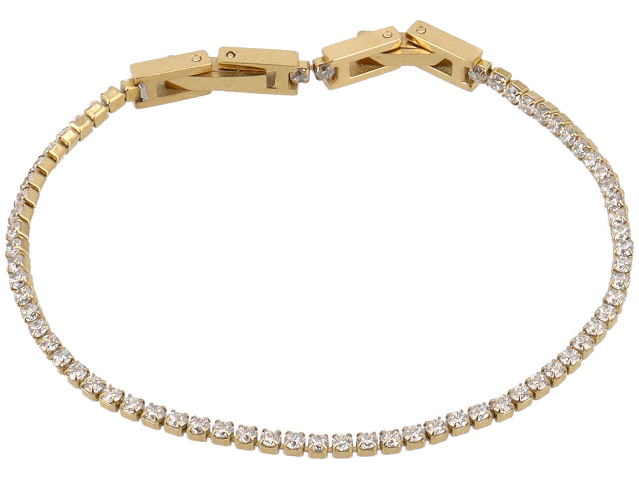 Bracciale tennis dorato 2,5mm