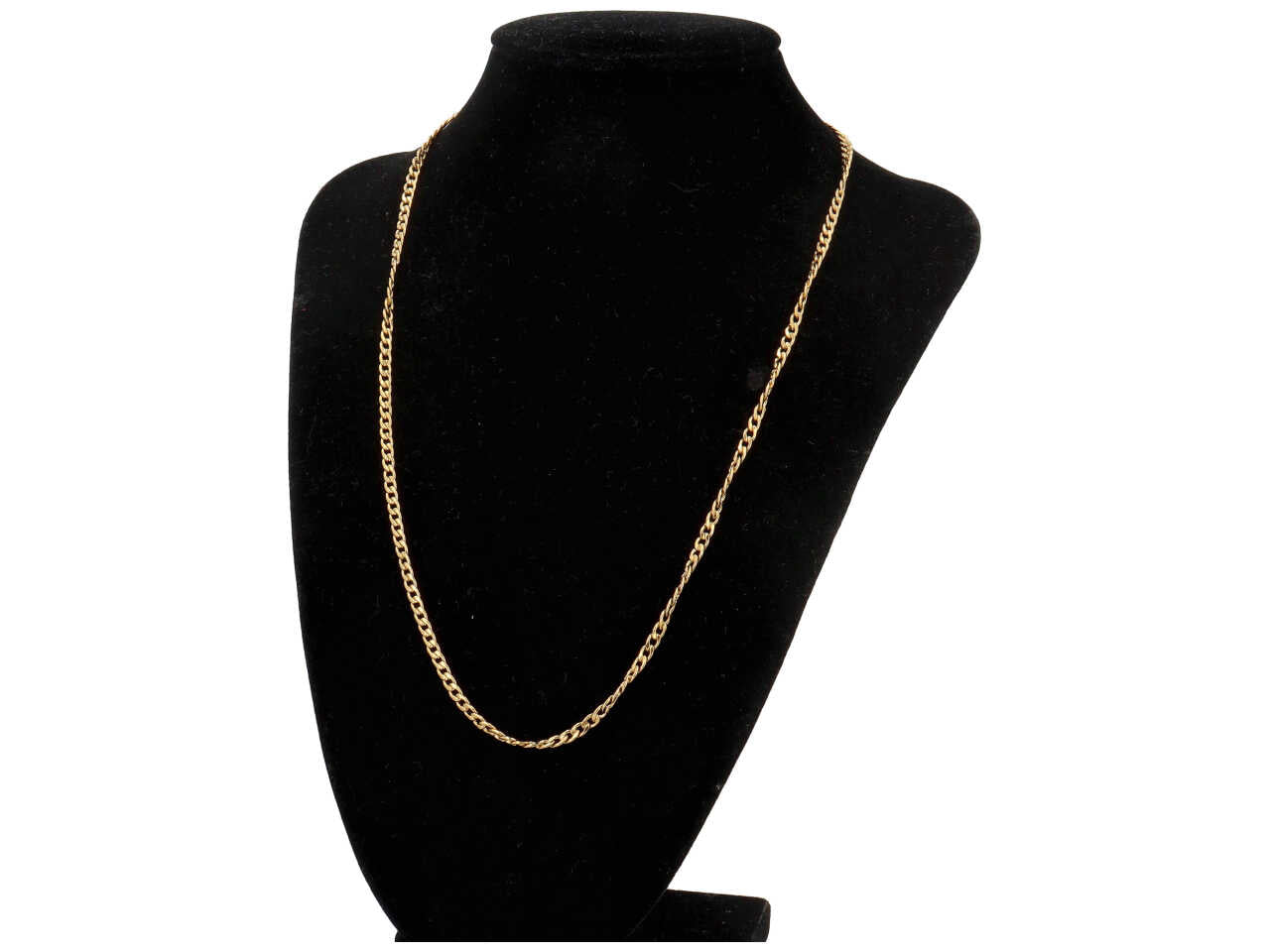 Collana acciaio dorata