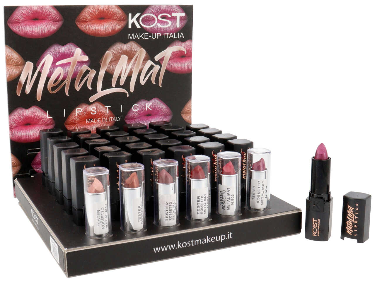 Rossetto metal lipstick k.expommla