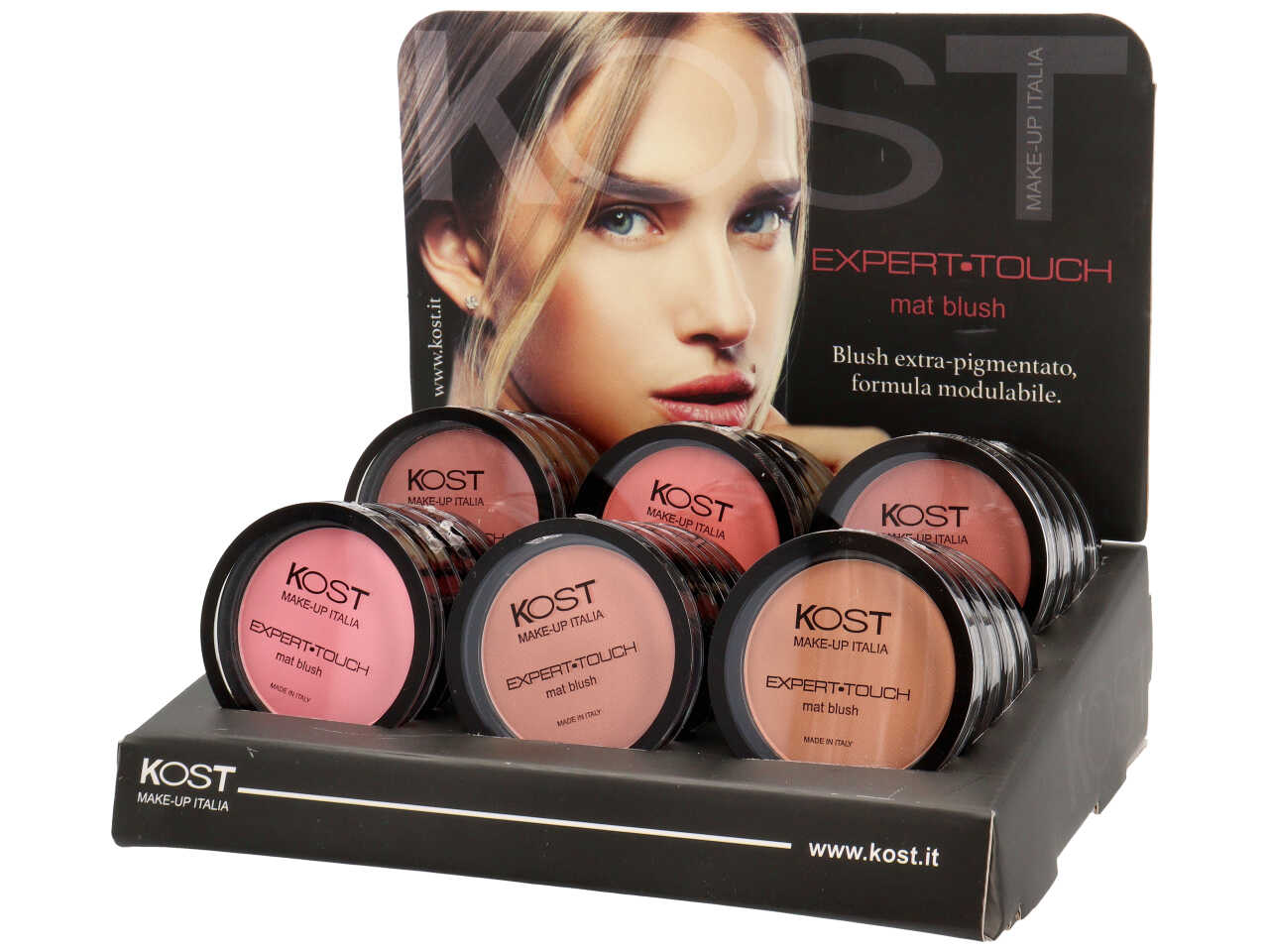 Blush expert touch expo 24 pezzi in 6 tonalitÃ  assortite - Kost