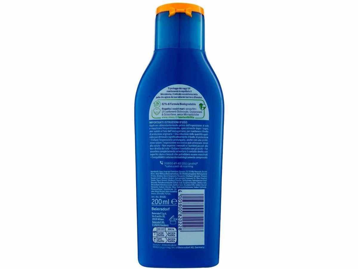 Nivea sun latte solare prot&hydrate fp30 200ml