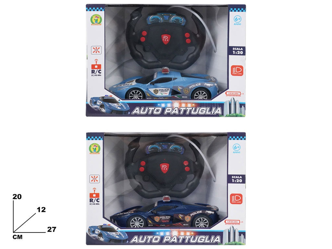 Auto pattuglia radiocomandata