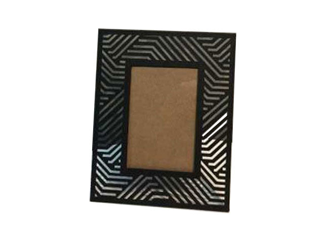 Porta foto metallo nero 20x25cm 44296