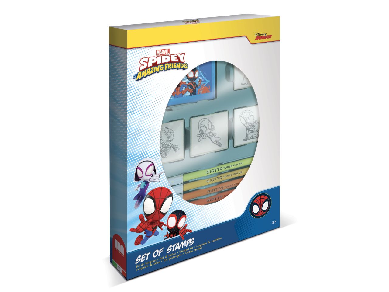 Spidey and his amazing friends box con 4 timbrini